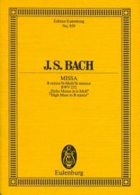 Bach: High Mass in B minor BWV 232 (Study Score) published by Eulenburg